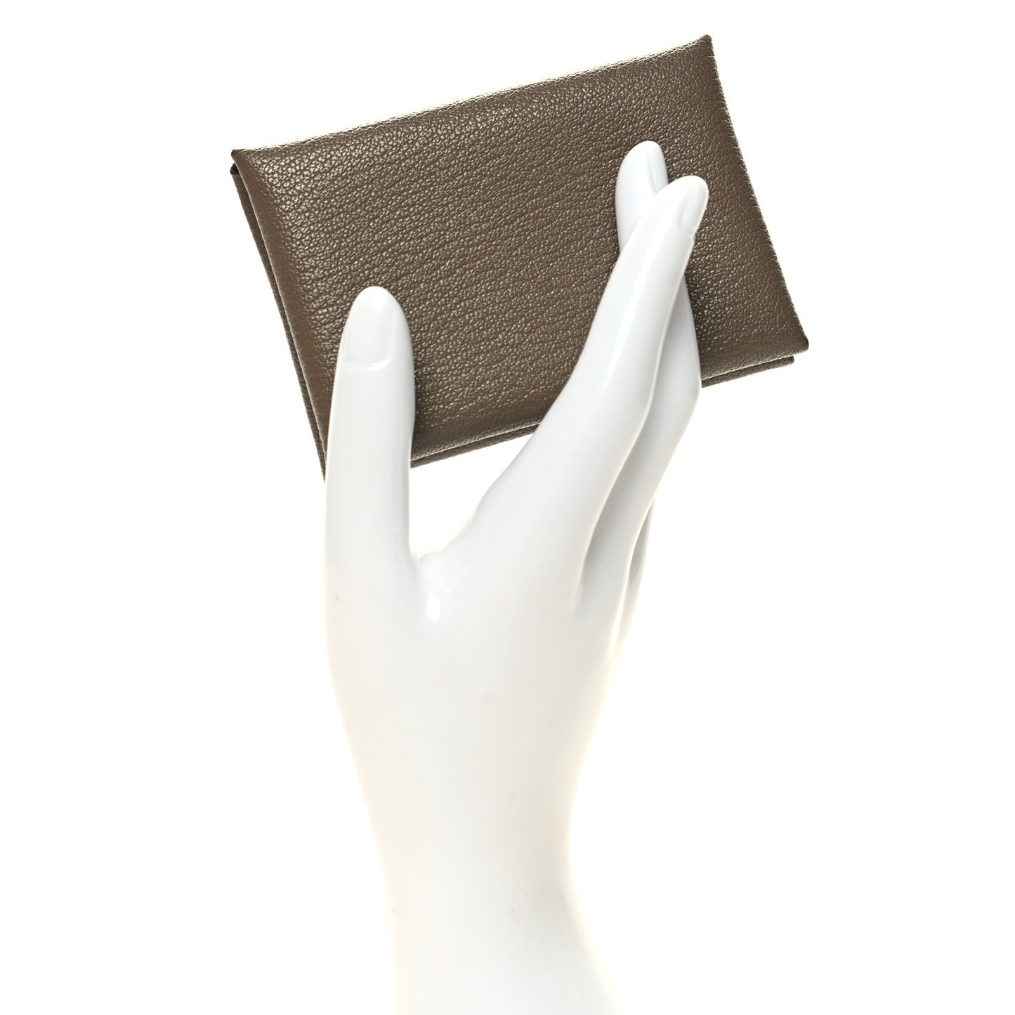 Chevre Mysore Calvi Duo Card Case Etoupe