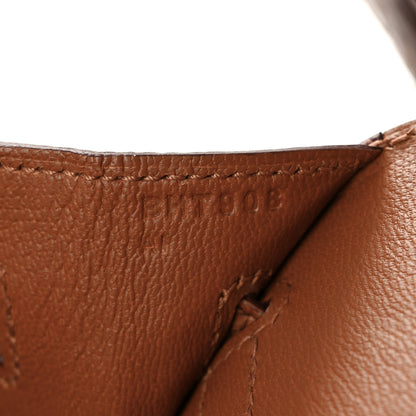 Hermes Matte Alligator Birkin Sellier 25 Gold 8 of 14
