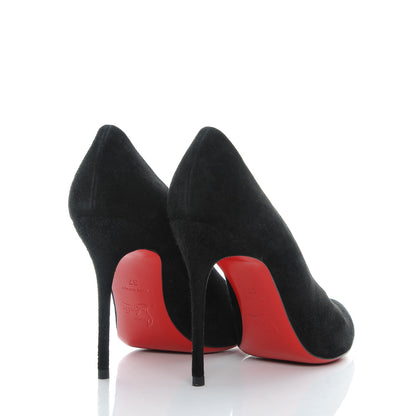 Christian Louboutin Veau Velours Yousra 100 Pumps 37 Black 4 of 8