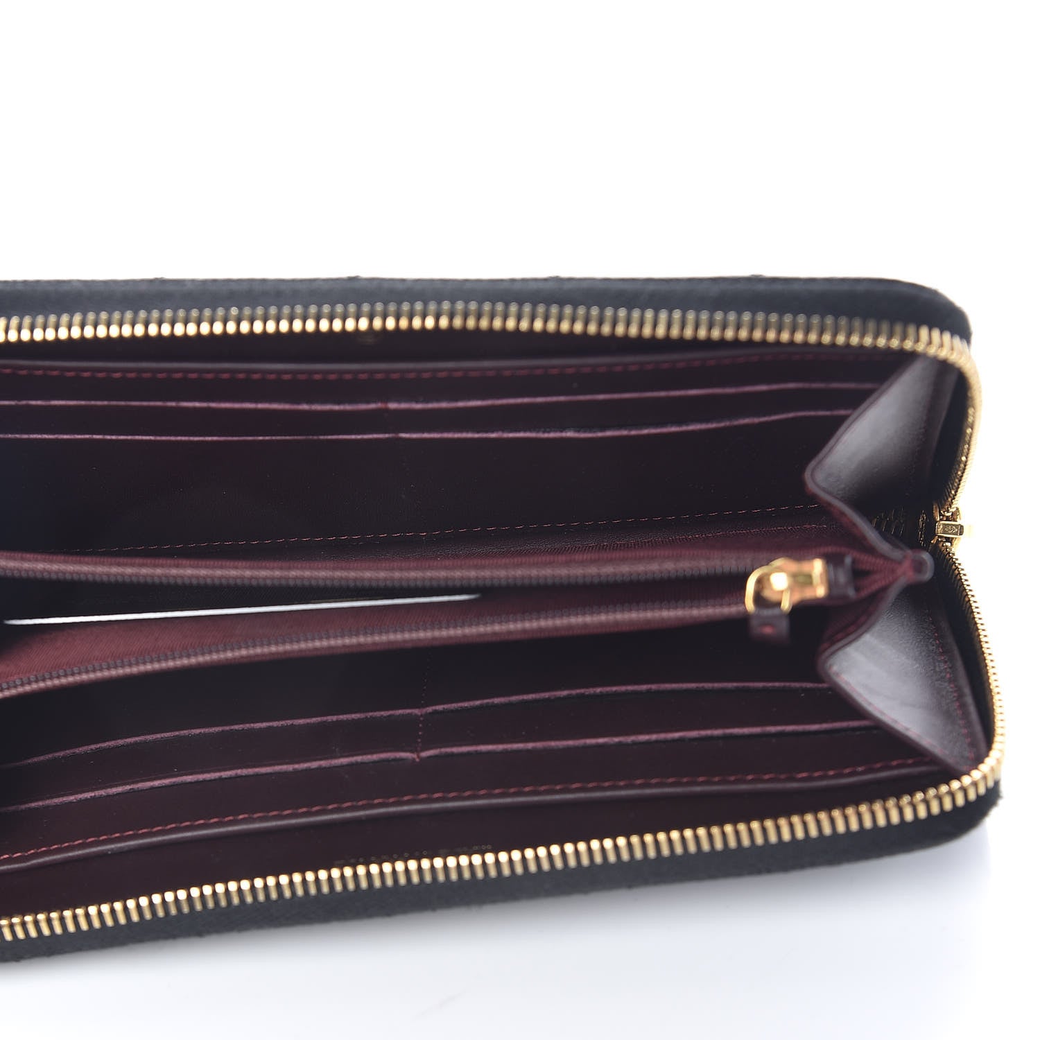 Chanel Caviar Quilted Large Gusset Zip Around Wallet Black 5 of 11
