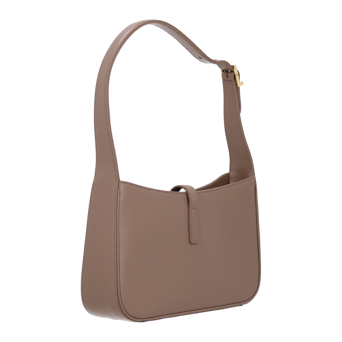 Saint Laurent Smooth Calfskin Le 5 A 7 Hobo Taupe 3 of 10