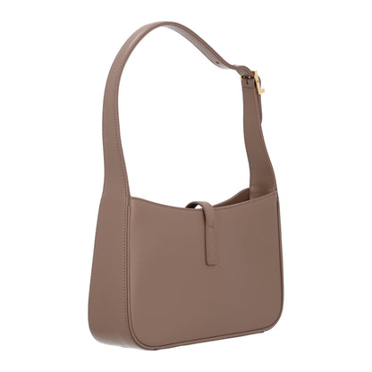 Saint Laurent Smooth Calfskin Le 5 A 7 Hobo Taupe 3 of 10