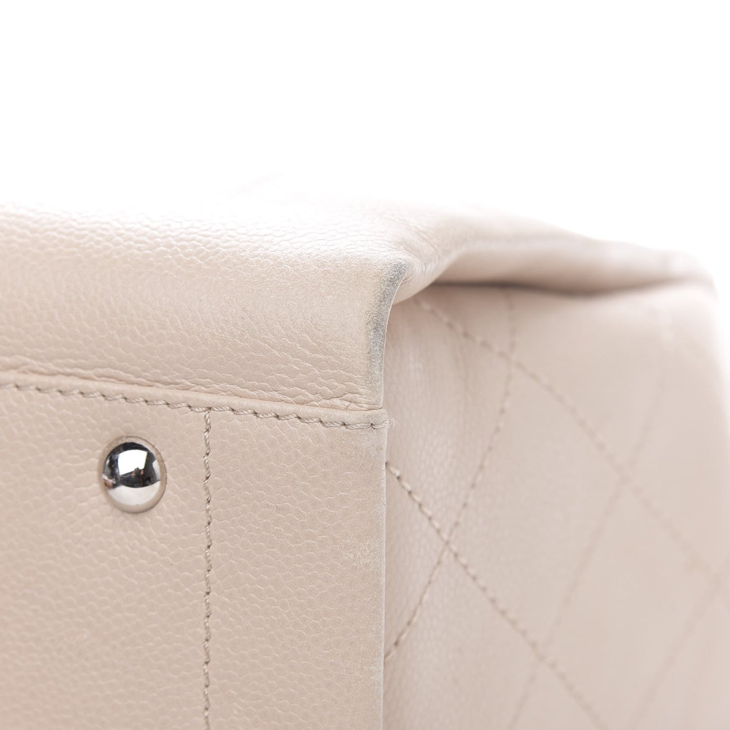 Caviar CC Tote Beige