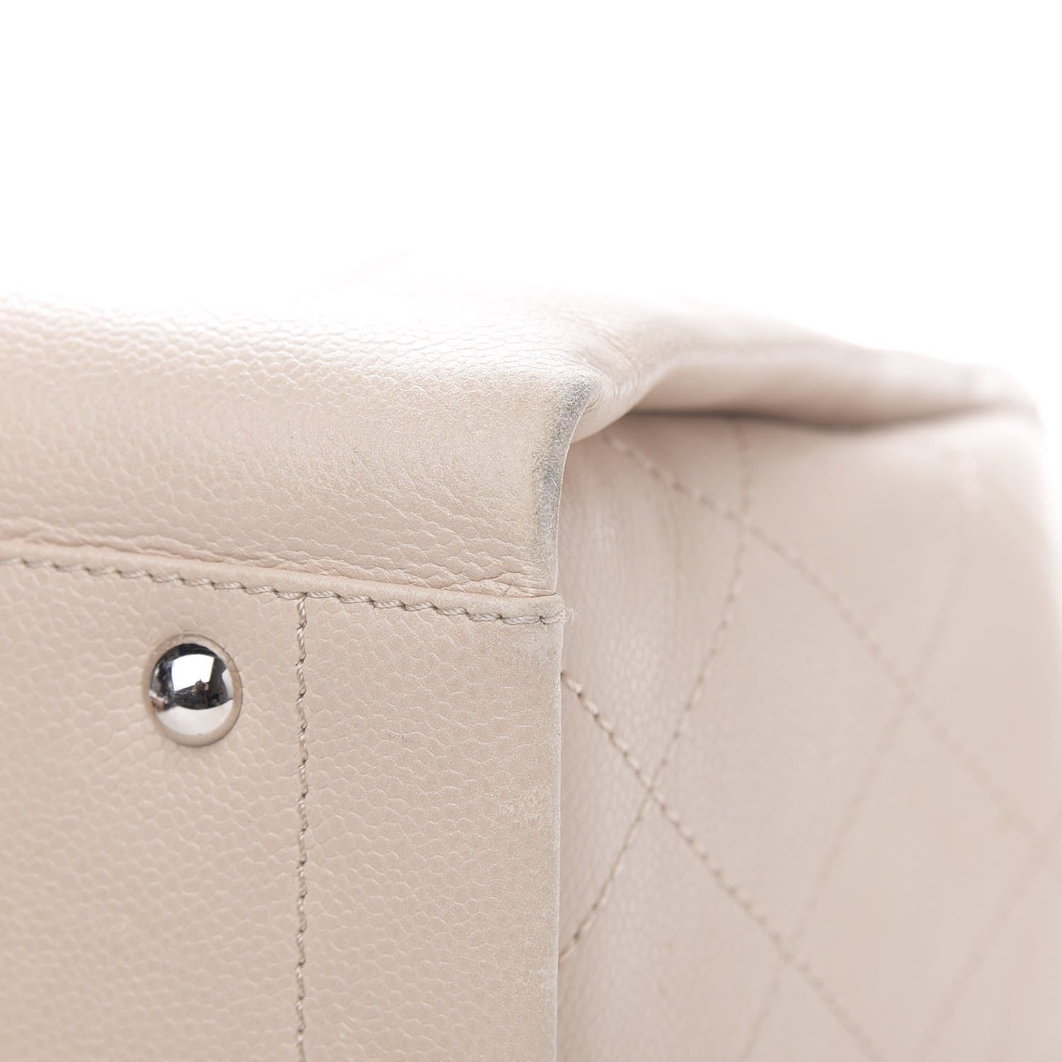 Chanel Caviar CC Tote Beige 14 of 19
