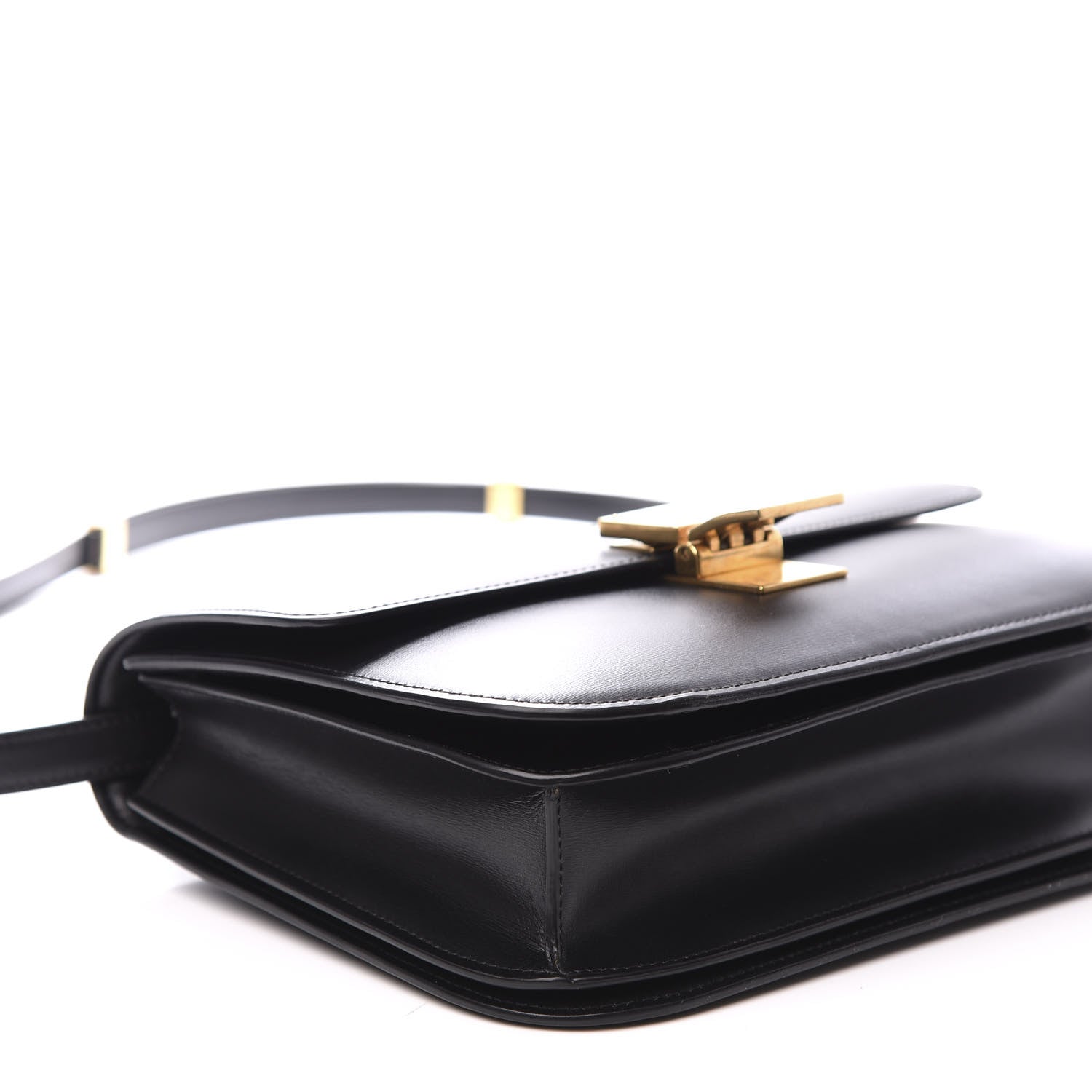 Celine Box Calfskin Medium Classic Box Flap Bag Black 7 of 10