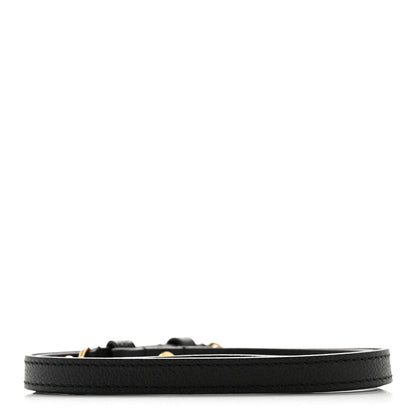 Louis Vuitton Calfskin Adjustable Shoulder Strap Black 2 of 5