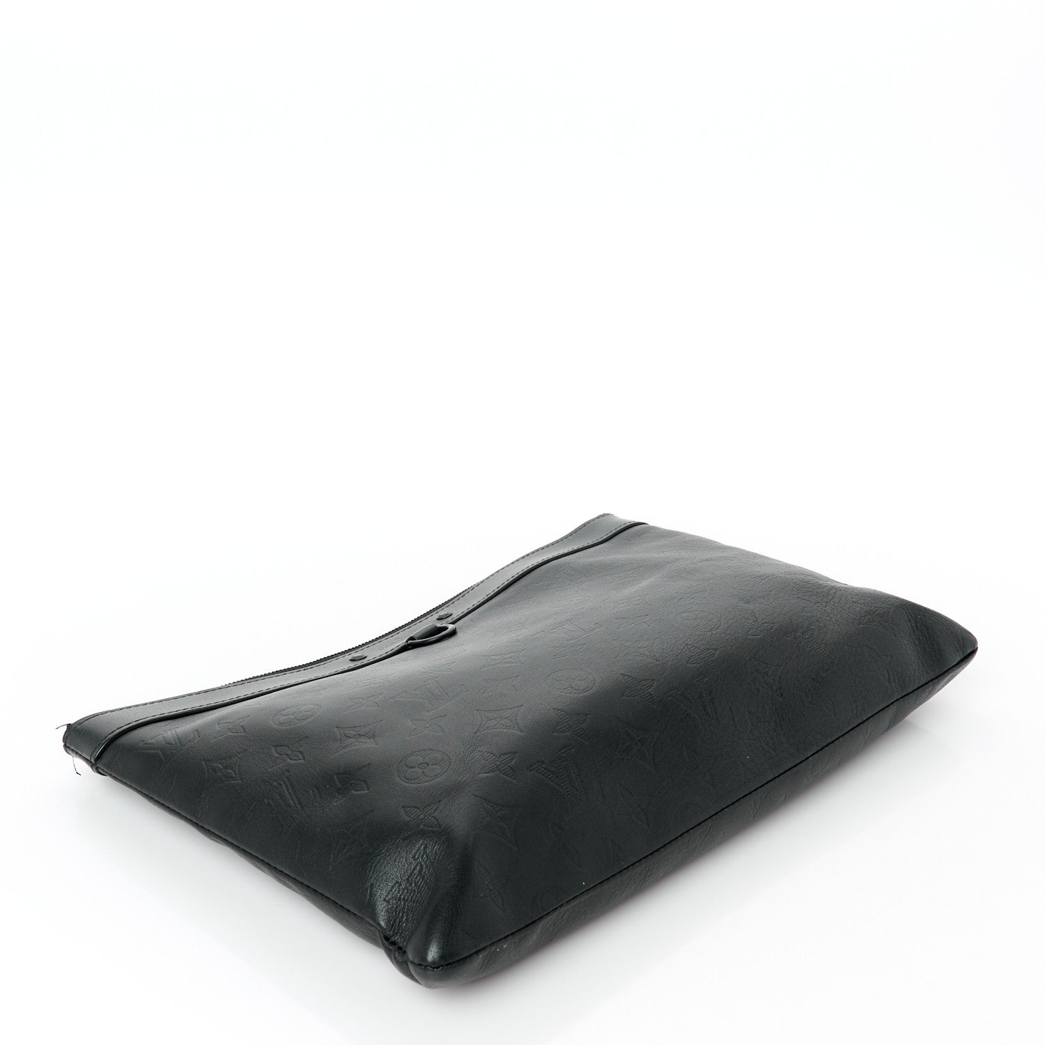 Louis Vuitton Calfskin Monogram Shadow Discovery Pochette Black 4 of 9