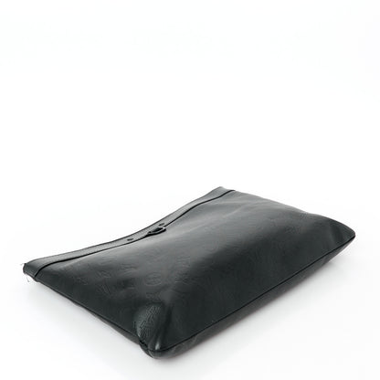 Louis Vuitton Calfskin Monogram Shadow Discovery Pochette Black 4 of 9