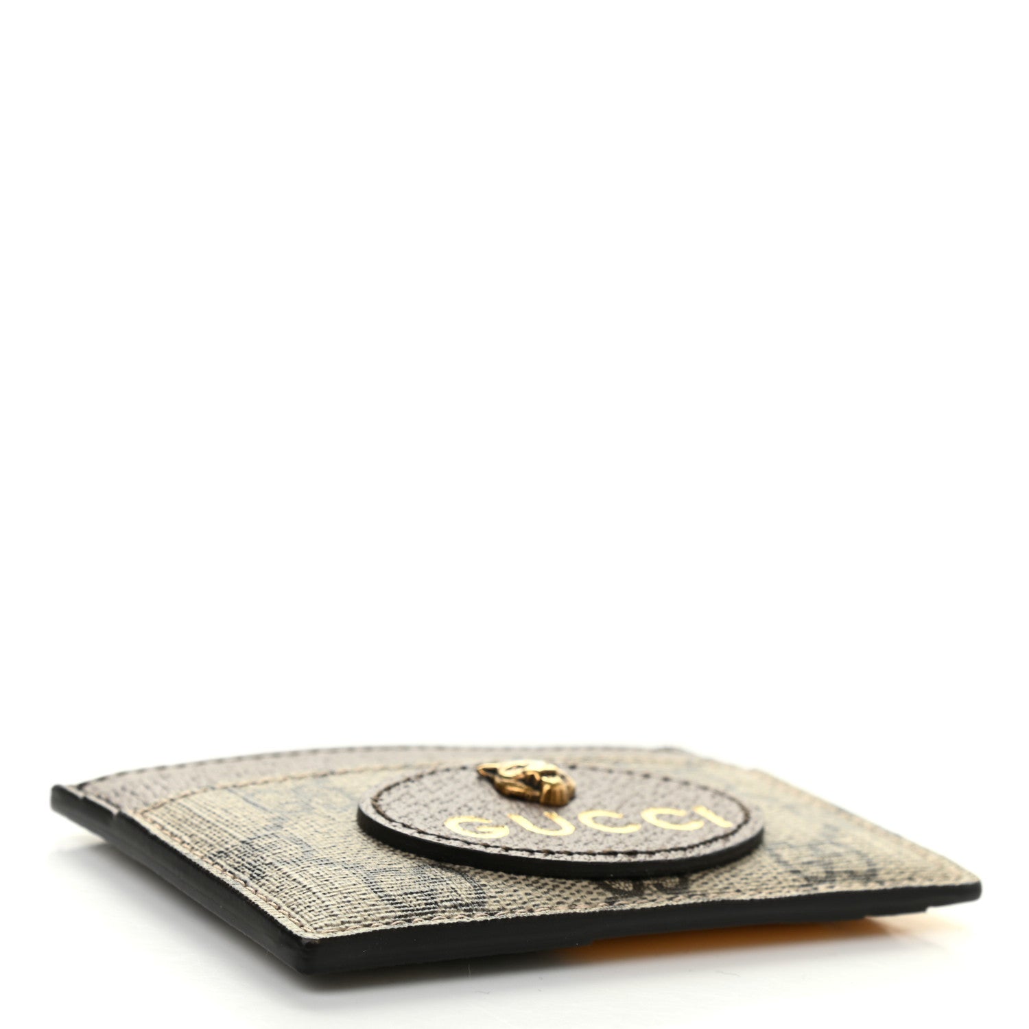 Gucci GG Supreme Monogram Neo Vintage Card Holder Beige Crop New Acero 4 of 6