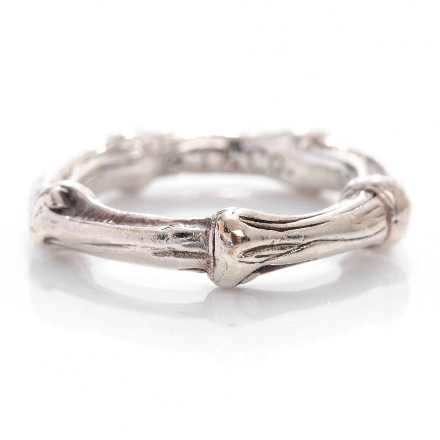 Sterling Silver Bamboo Ring 5