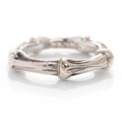 Tiffany Sterling Silver Bamboo Ring 5 1 of 5