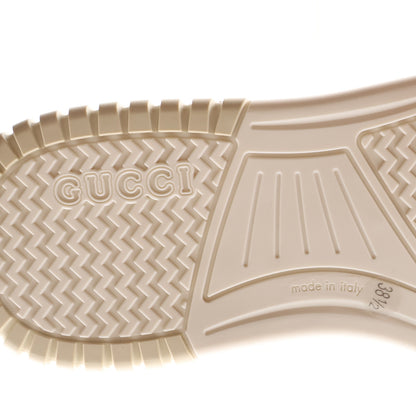 Gucci Calfskin Suede Womens Re-Web Sneakers 38.5 White Red 8 of 10