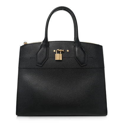 Louis Vuitton Taurillon City Steamer MM Black 1 of 11