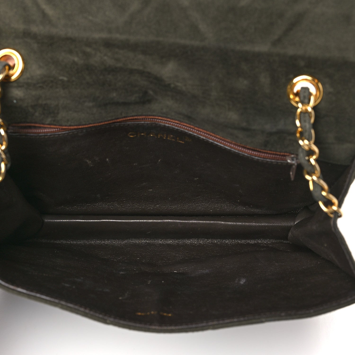 Chanel Suede Quilted Mini Flap Green 5 of 9