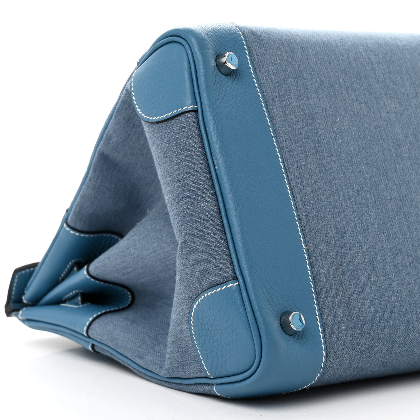 Denim Togo Birkin 35 Bleu Jean