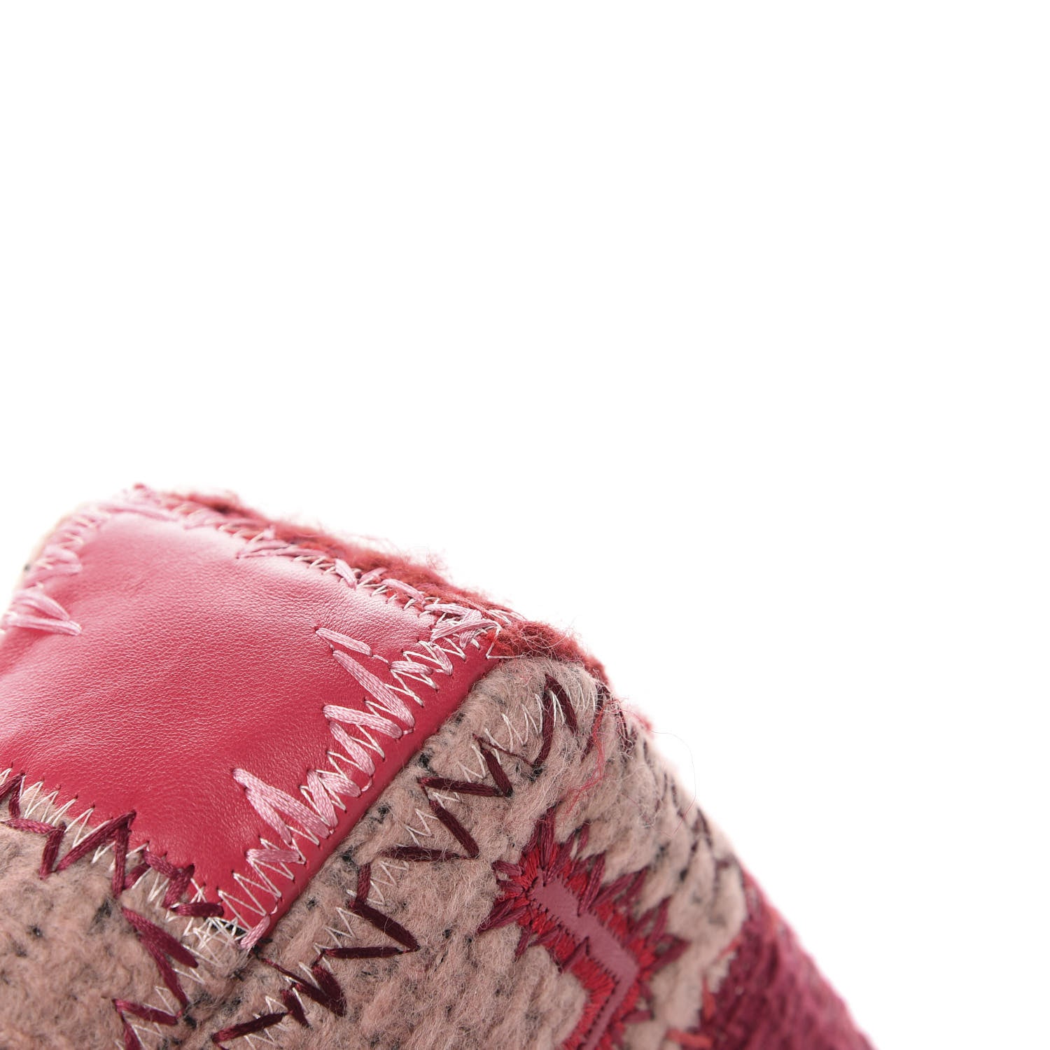 Chanel Tweed Patchwork Medium Single Flap Pink 9 of 13