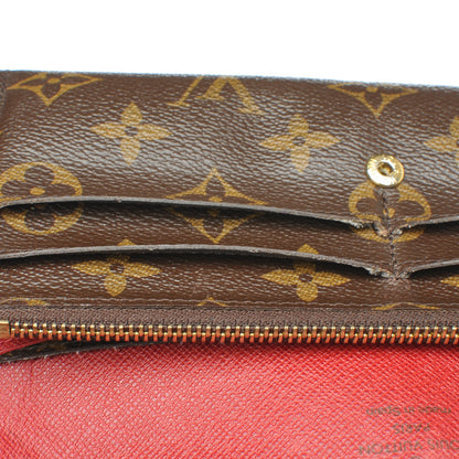 Louis Vuitton Monogram Emilie Wallet Red 12 of 12