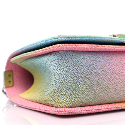 Chanel Caviar Quilted Medium Cuba Rainbow Boy Flap Multicolor 8 of 9