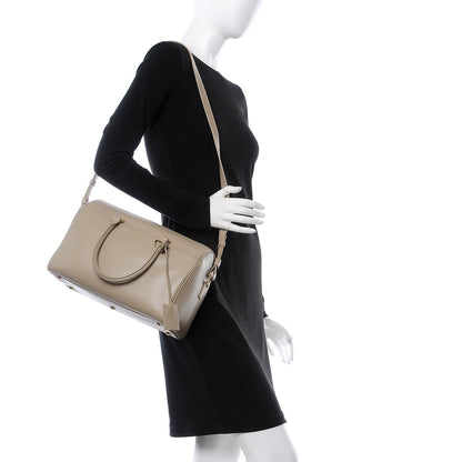 Saint Laurent Calfskin Classic Duffle 6 Beige Vintage 2 of 13