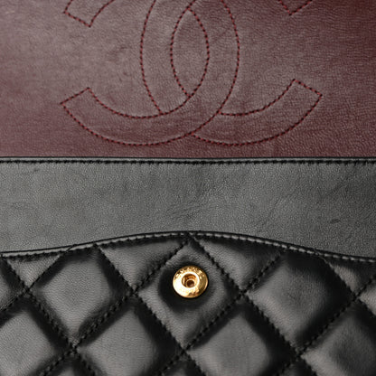 Chanel Lambskin Quilted Maxi Double Flap Black 13 of 22