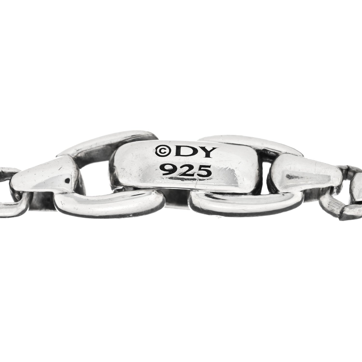 David Yurman Sterling Silver 4mm Box Chain Bracelet 3 of 3