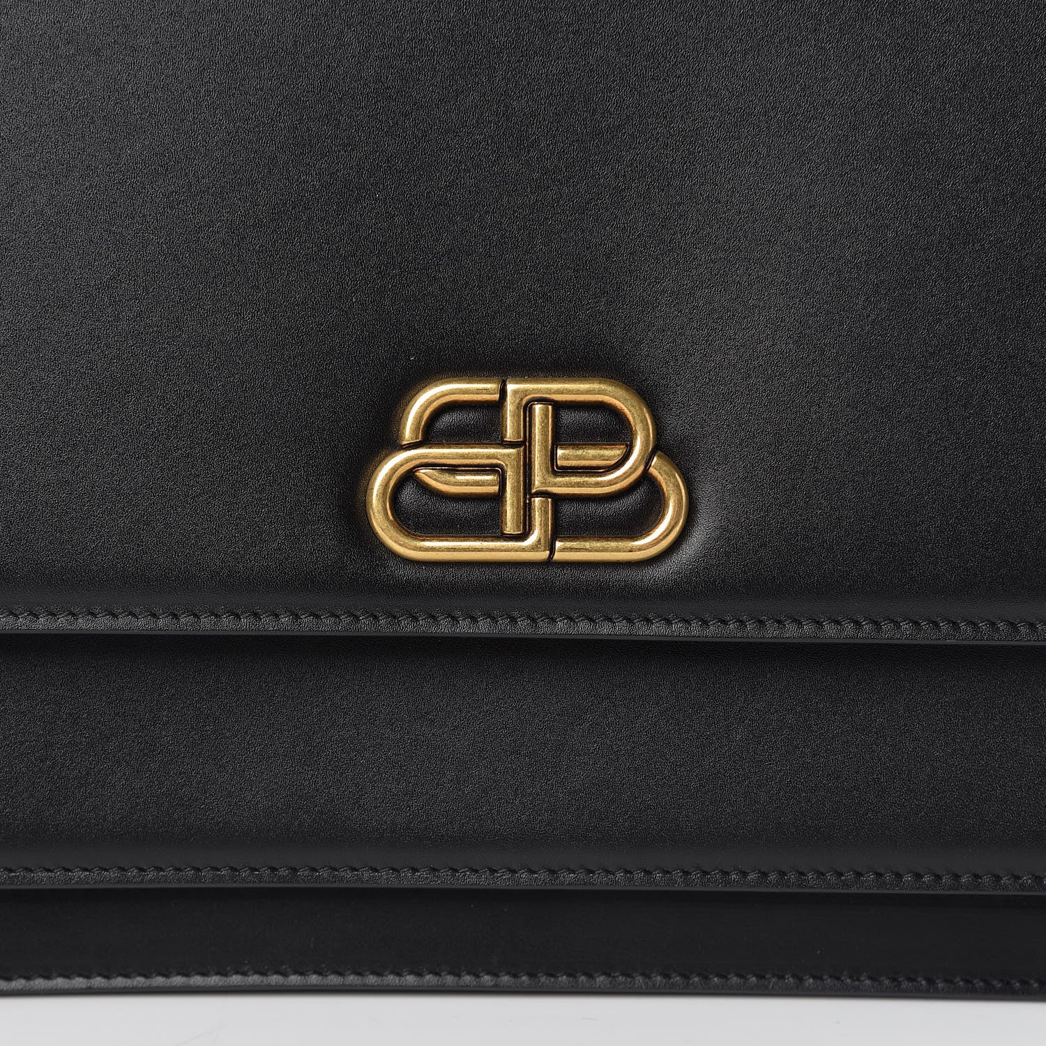 Balenciaga Box Calfskin Large Sharp Top Handle Bag Black 7 of 10