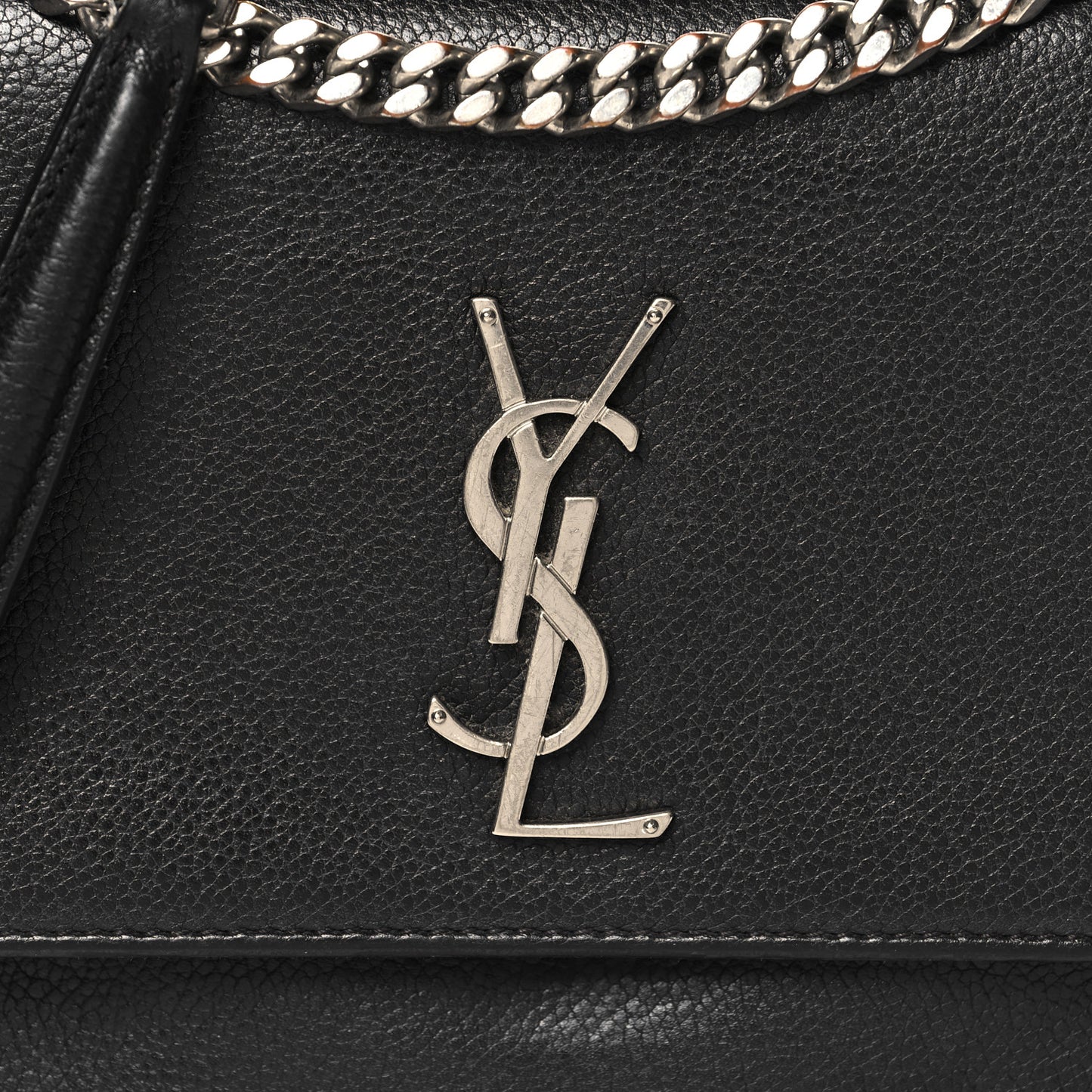 Grained Calfskin Medium Monogram Sunset Black