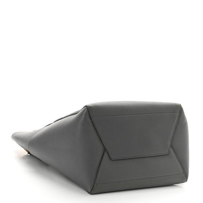 Celine Soft Grained Calfskin Sangle Bucket Bag Kohl 4 of 9