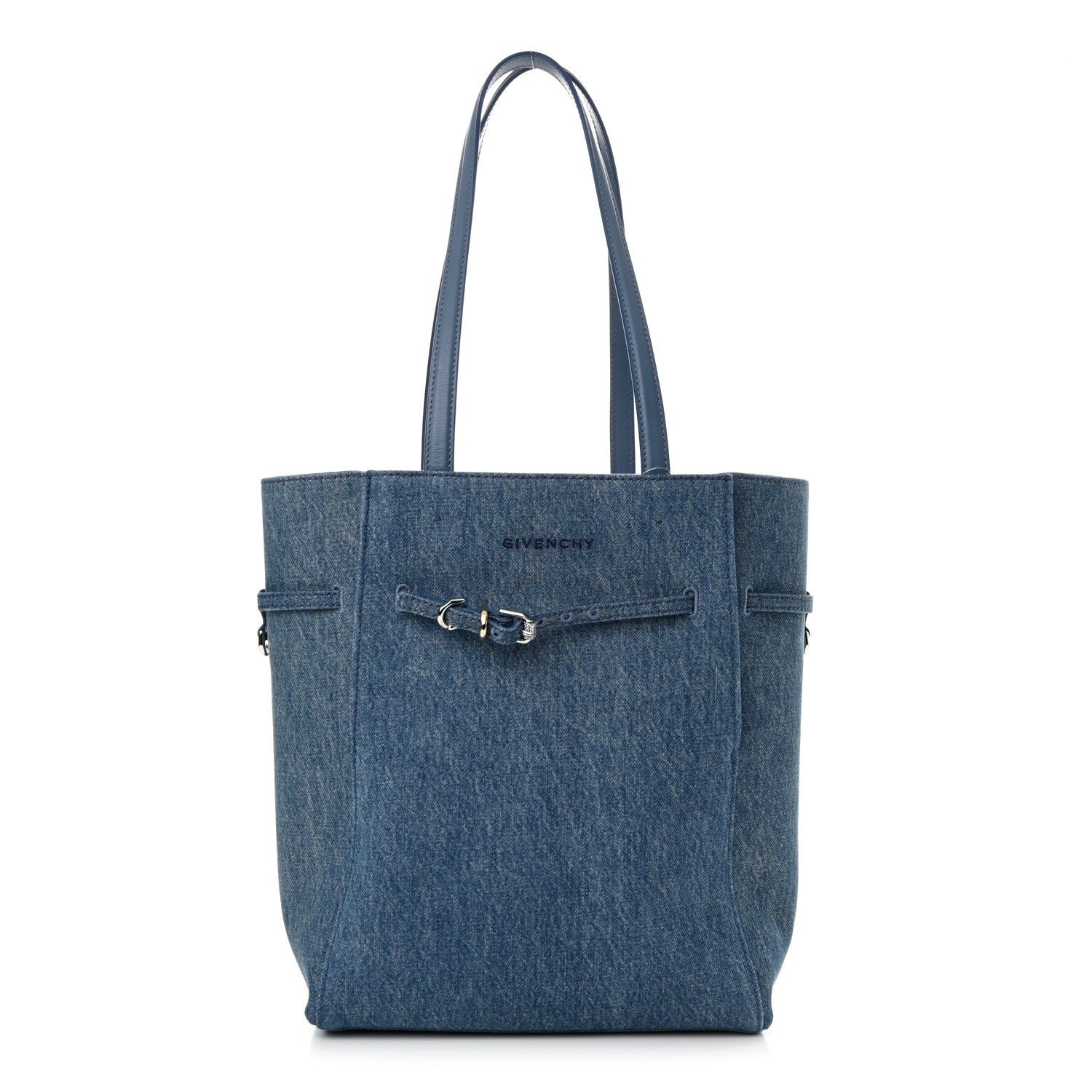 Givenchy Denim Small Voyou Small North South Tote Blue 1 of 9