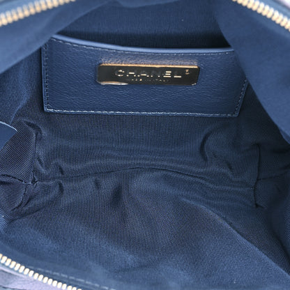 Chanel Iridescent Calfskin Quilted All About Waist Belt Bag Blue 5 of 13