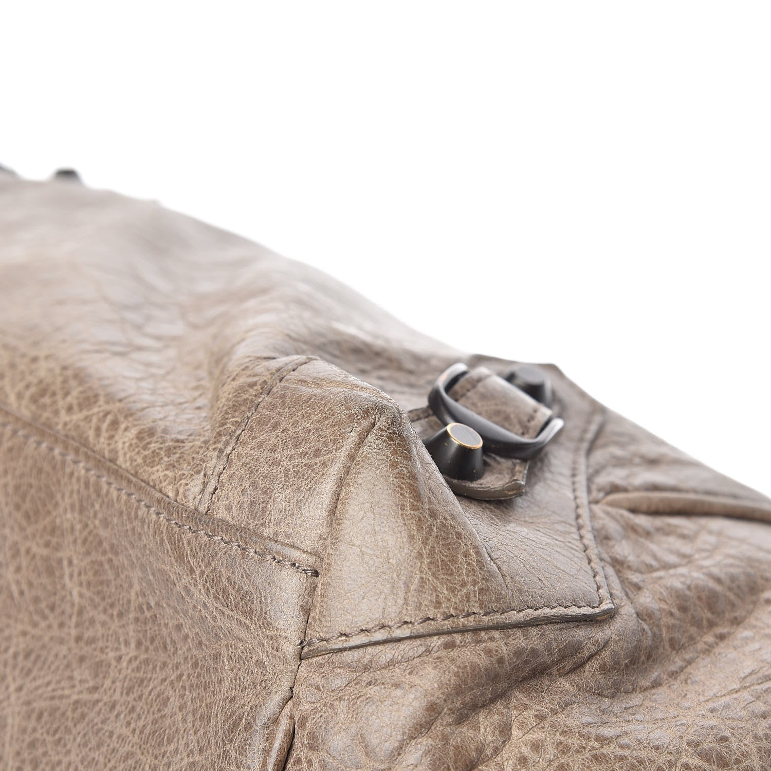 Balenciaga Agneau Classic Hardware S Sunday Tote Gris Poivre 9 of 21