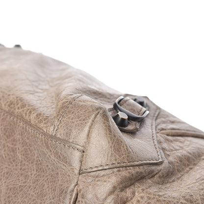 Balenciaga Agneau Classic Hardware S Sunday Tote Gris Poivre 9 of 21