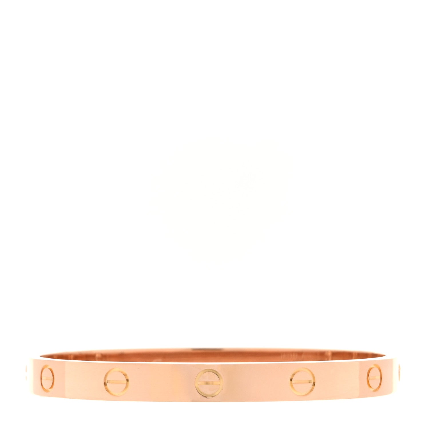 Cartier 18K Pink Gold LOVE Bracelet 17 1 of 5