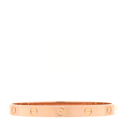 Cartier 18K Pink Gold LOVE Bracelet 17 1 of 5