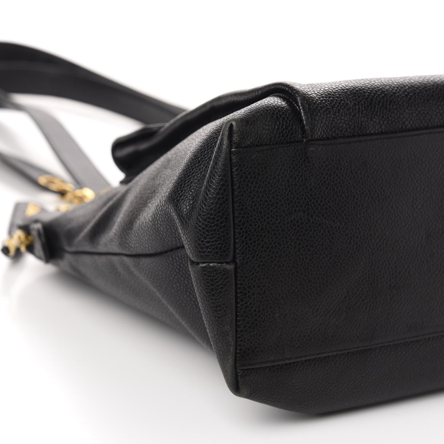 Chanel Caviar CC Shoulder Bag Black 6 of 12