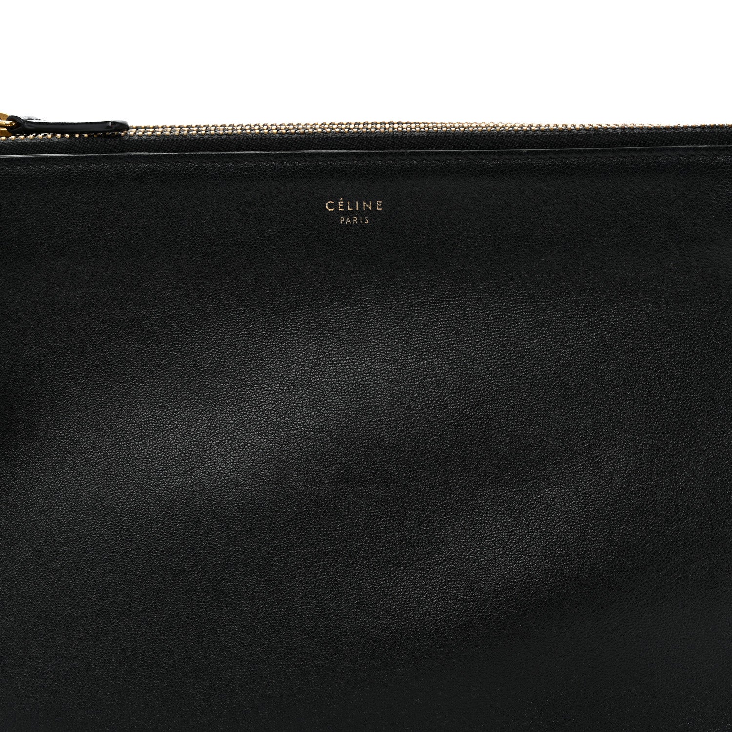 Celine Lambskin Small Trio Crossbody Bag Black 9 of 13