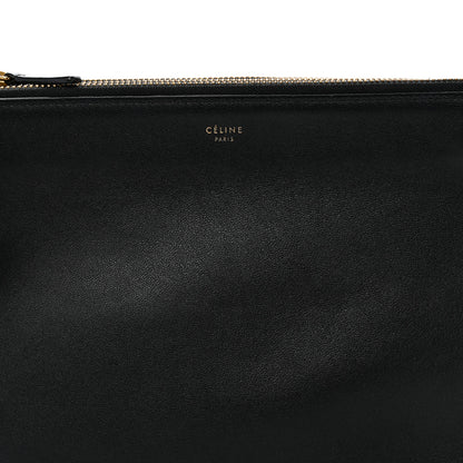Celine Lambskin Small Trio Crossbody Bag Black 9 of 13