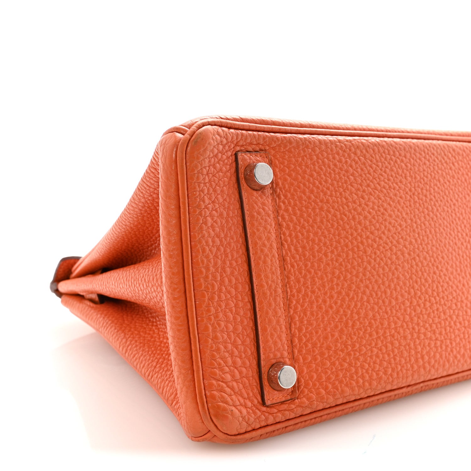Hermes Togo Birkin 25 Orange 8 of 9