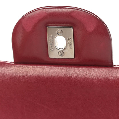 Chanel Patent Quilted Jumbo Double Flap Red 11 of 18