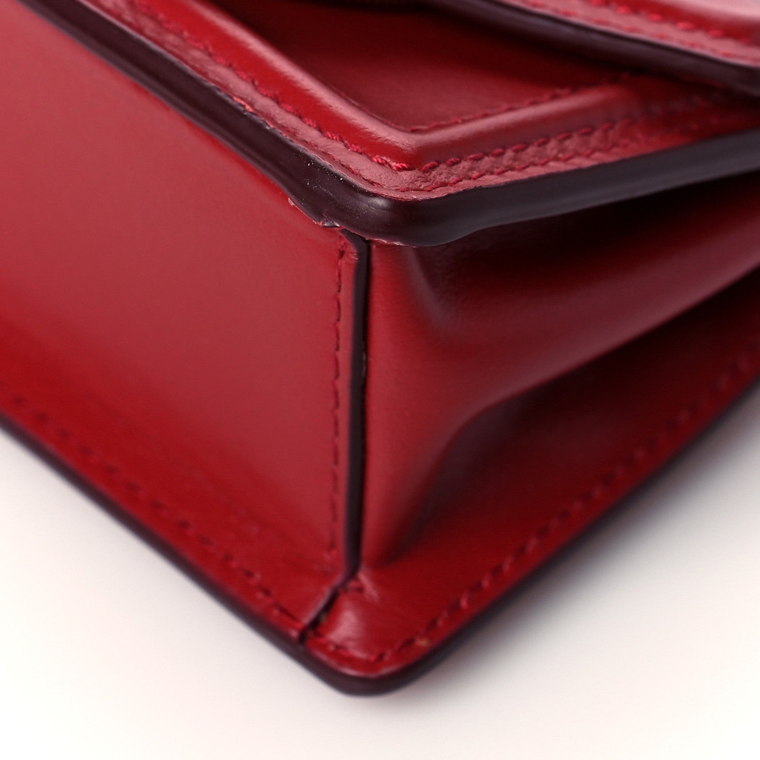 Dolce & Gabbana Smooth Calfskin Micro Devotion Satchel Red 9 of 10