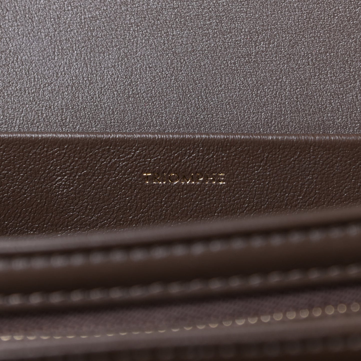 Shiny Calfskin Medium Triomphe Ecorce