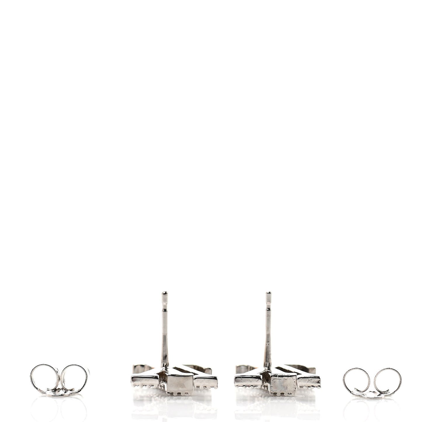Crystal LV Iconic Earrings Silver
