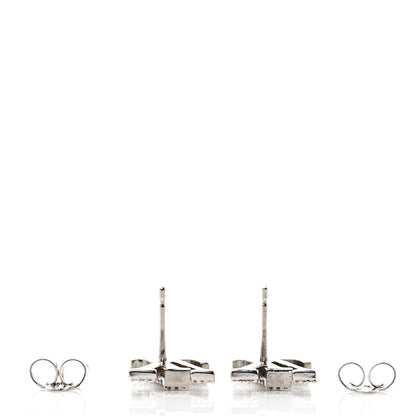 Louis Vuitton Crystal LV Iconic Earrings Silver 3 of 4