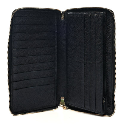 Gucci Pebbled Calfskin Soho Zip Around Organizer Wallet Black 5 of 9