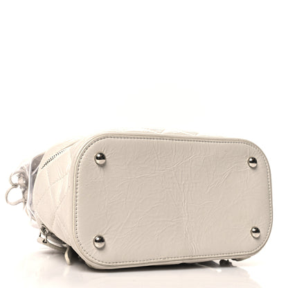 Chanel Crumpled Calfskin PVC Quilted Backpack White 4 of 12