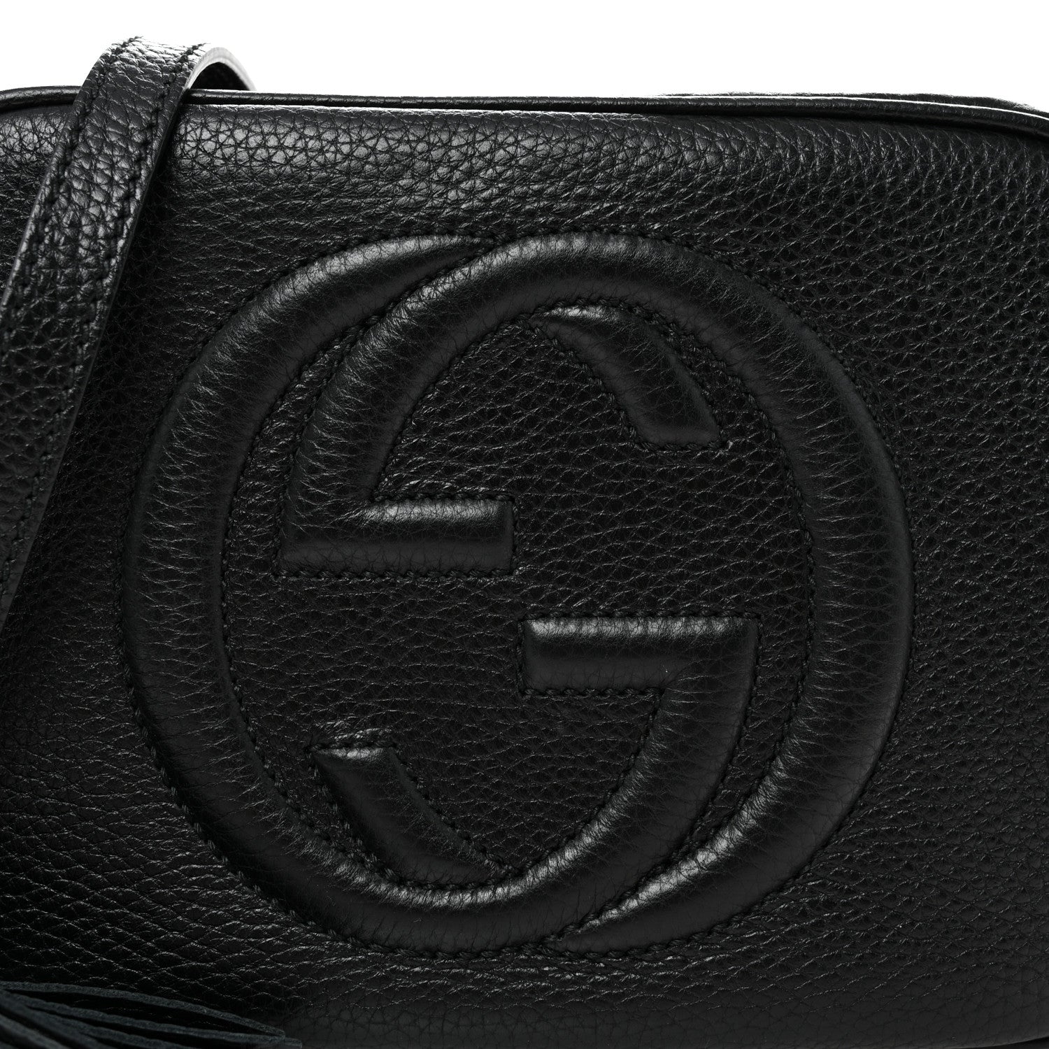 Gucci Pebbled Calfskin Small Soho Disco Bag Black 8 of 10