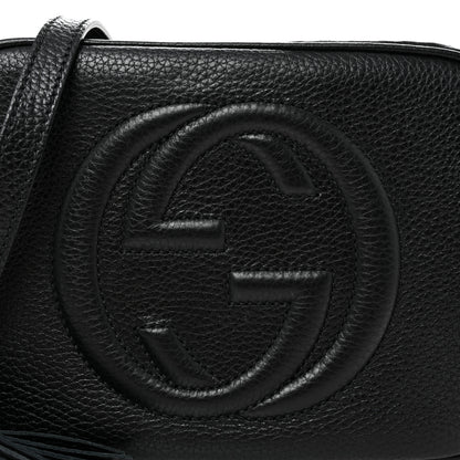 Gucci Pebbled Calfskin Small Soho Disco Bag Black 8 of 10