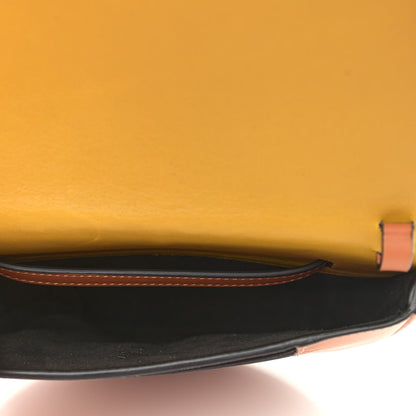 Loewe Buffed Calfskin Logo Embossed Small Heel Pouch Tan 5 of 10