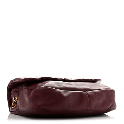 Saint Laurent Lambskin Matelasse Monogram Large Jamie 4.3 New Dark Bordeaux 4 of 13