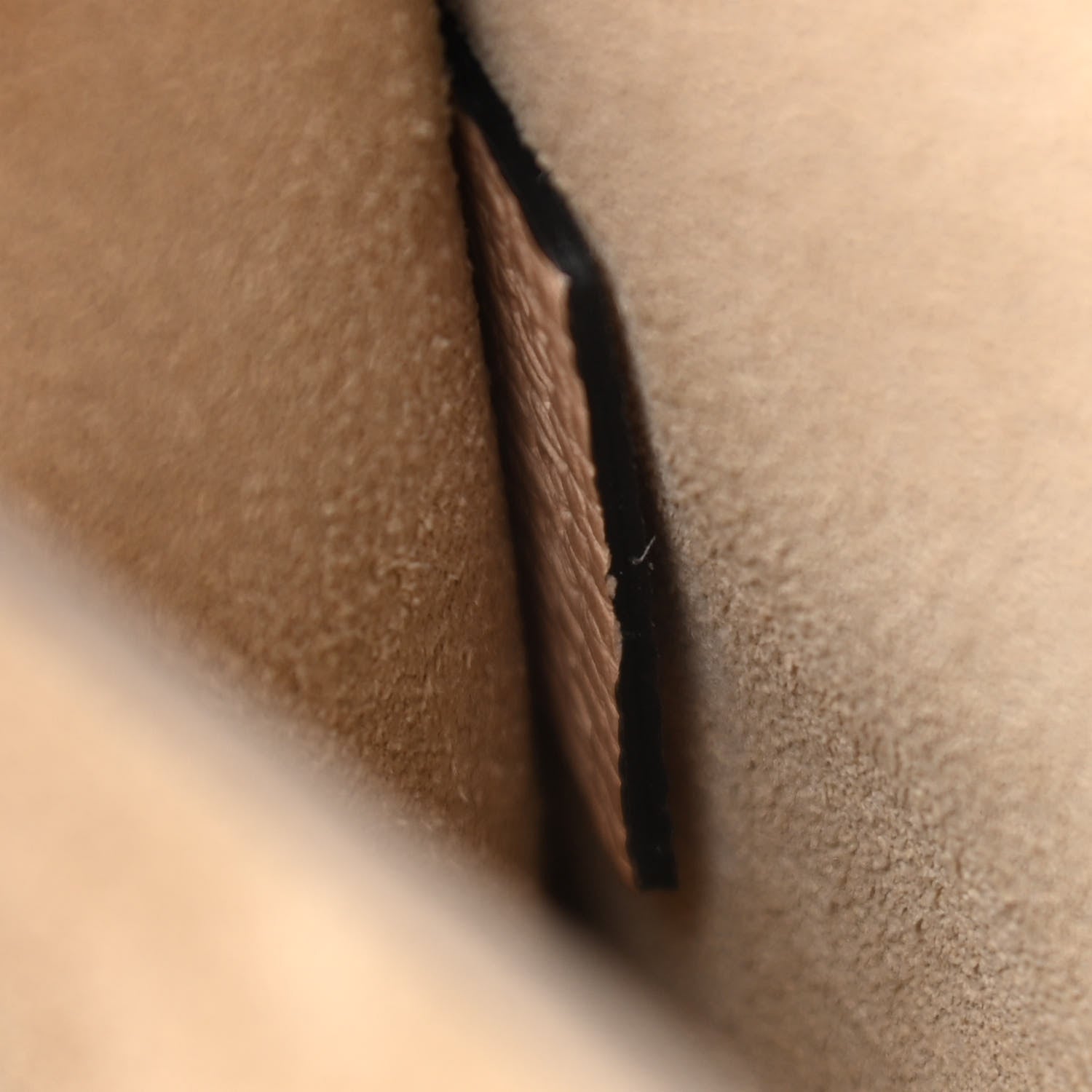 Chloe Grained Calfskin Lambskin Mini Bi-Color Drew Shoulder Bag Powder Beige Caramel 6 of 8